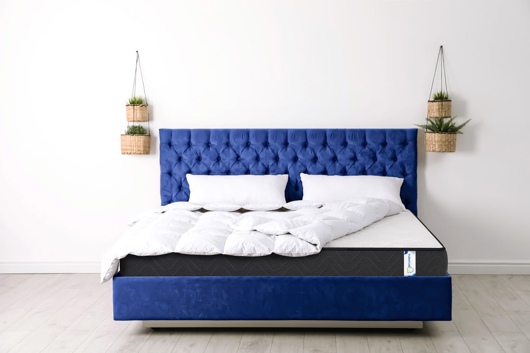 Ottoman Bed with Hybrid Mattress on top