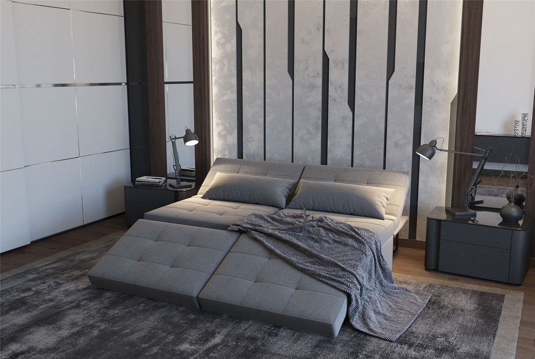 Furnitureful Sofa Bed Sofa Bed Sleeper Recliner Chair 4 in 1 Ottoman