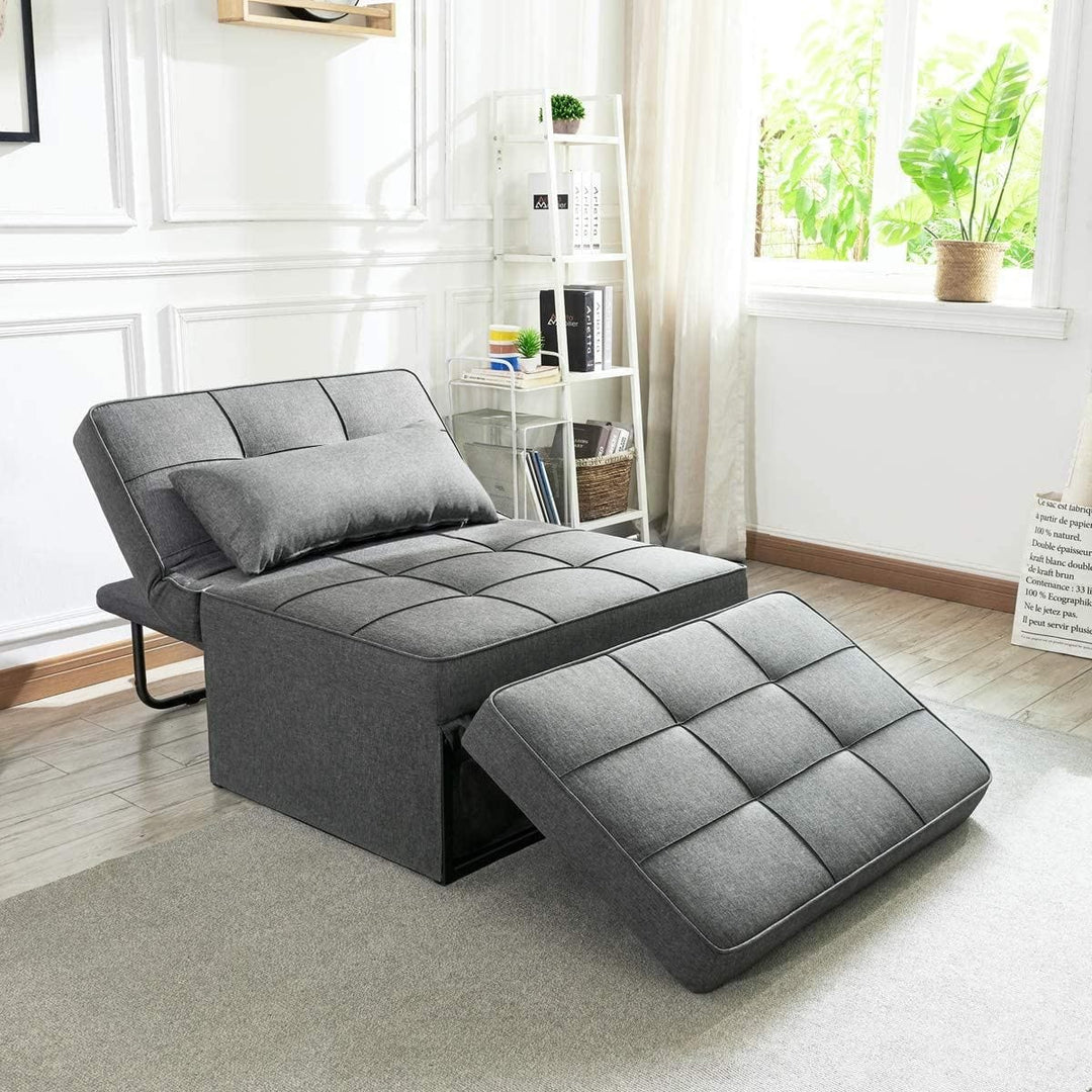 Furnitureful Sofa Bed 3ft Single SofaBed Recliner Chair 4 in 1 Fabric Sleeper